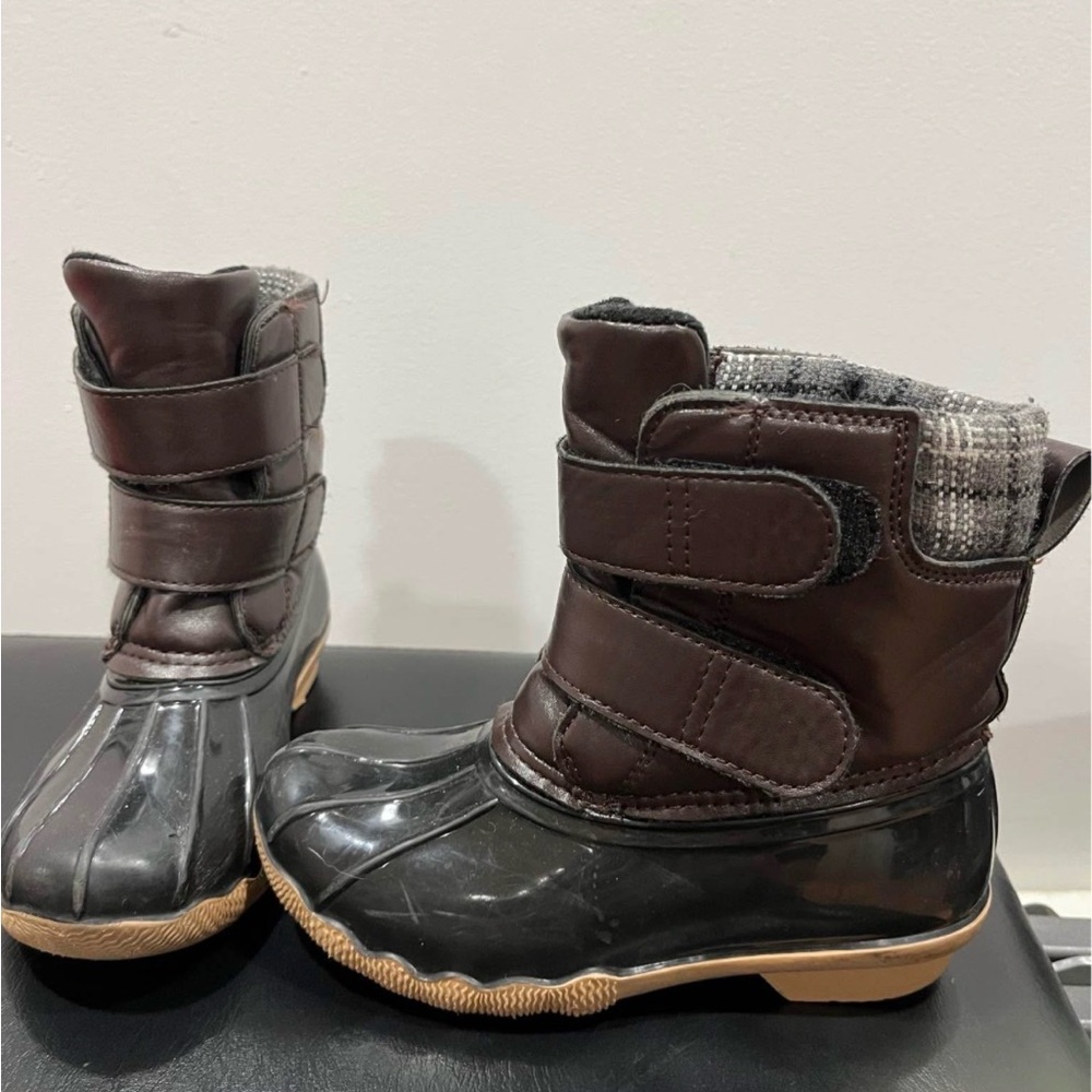 Kids Rain Duck Boots Rubber Sz 12